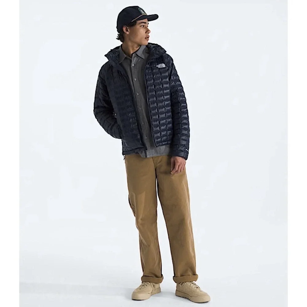 NEW The North Face Thermoball Hooded Jacket Black Men's Large L NFOA8D1N $250